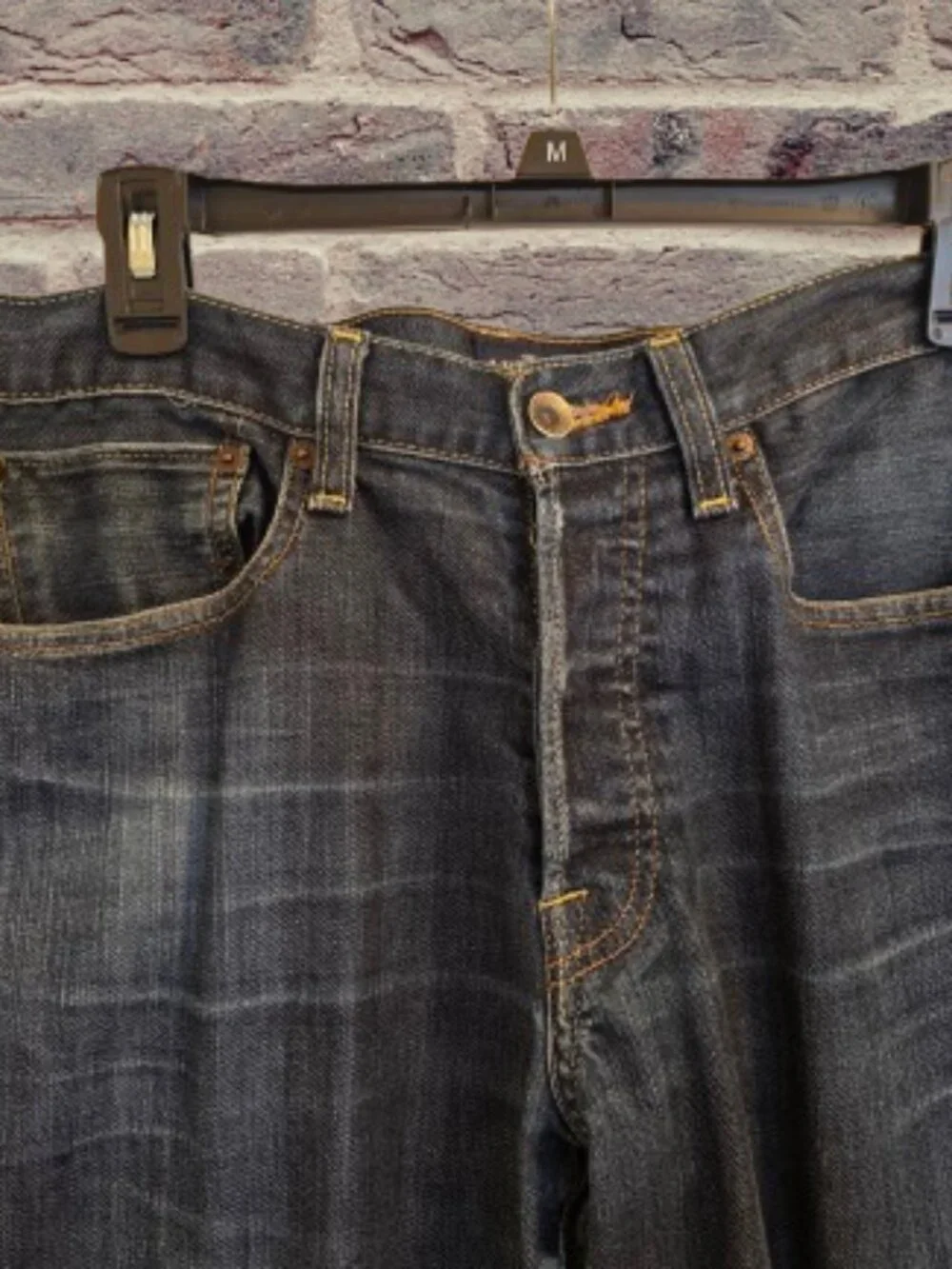 LUCKY BRAND 121 HERITAGE SLIM PREMIUM ITAIAN DESIGN MEN'S JEAN - SIZE 33X34